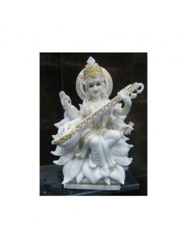 Marble Saraswati Idol