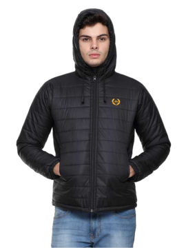 Men’s Quilted & Hooded Jacket