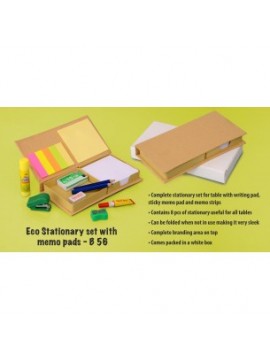 Eco Stationary set with memo pads
