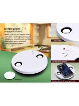 Power Plus Wireless speaker (no connection required)