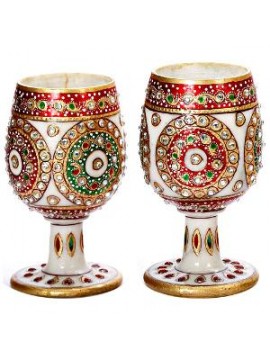 Rajasthan marble handicrafts showpiece white